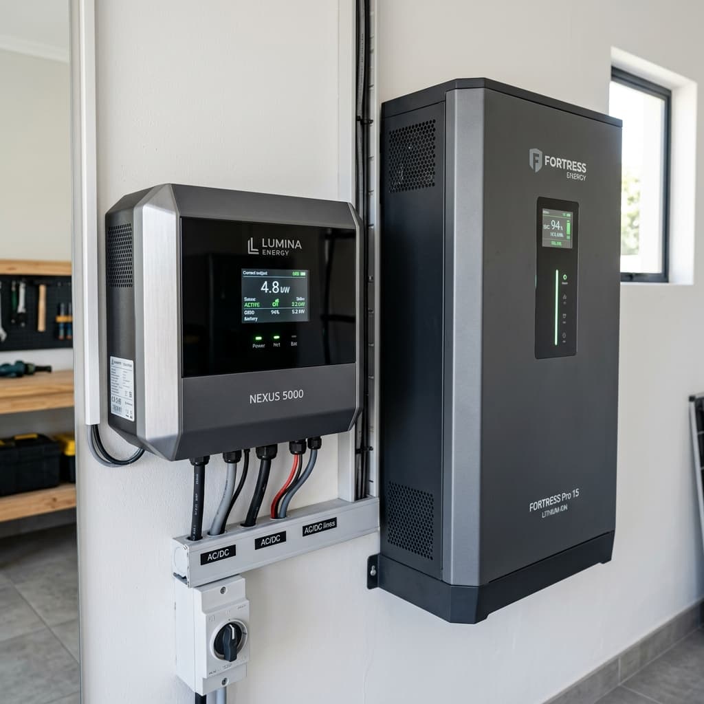Premium Solar Inverter and Battery